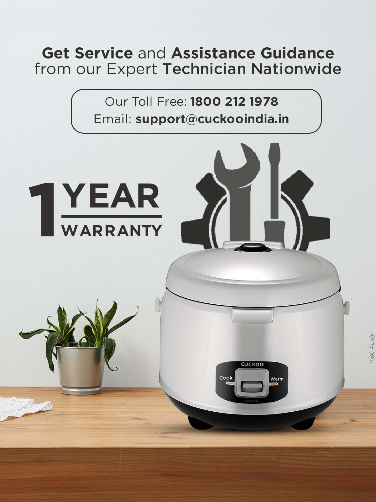 Electric Rice Cooker 1.8 Litre | 650 Watt |CR-1055)